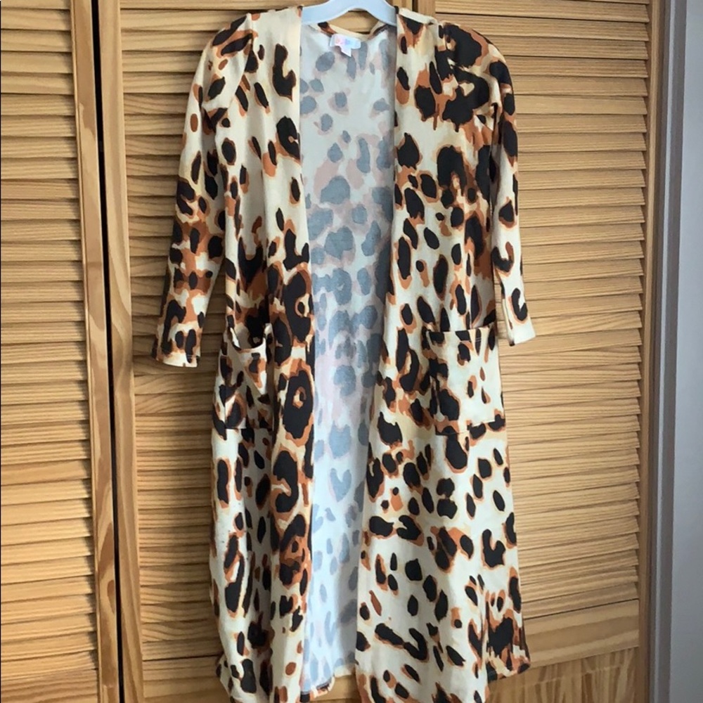 Long duster cardigan